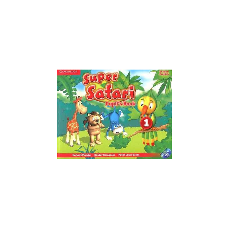 Super Safari 1 Pupi's Book + DVD - ROM