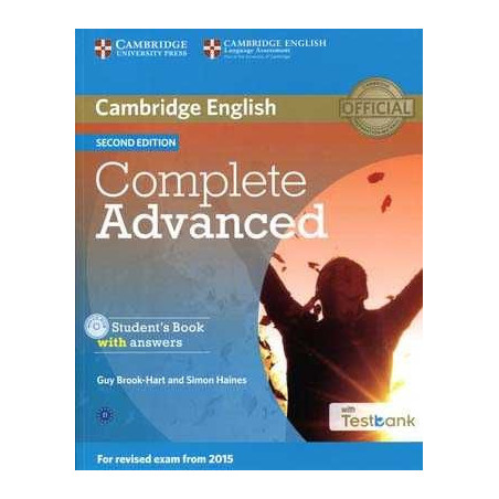 Complete Advanced 2015 Students c/k+ Cd- rom + Testbank 2nd Ed