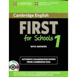 Cambridge First Certificate for School 1 c/k + cd audio (2)