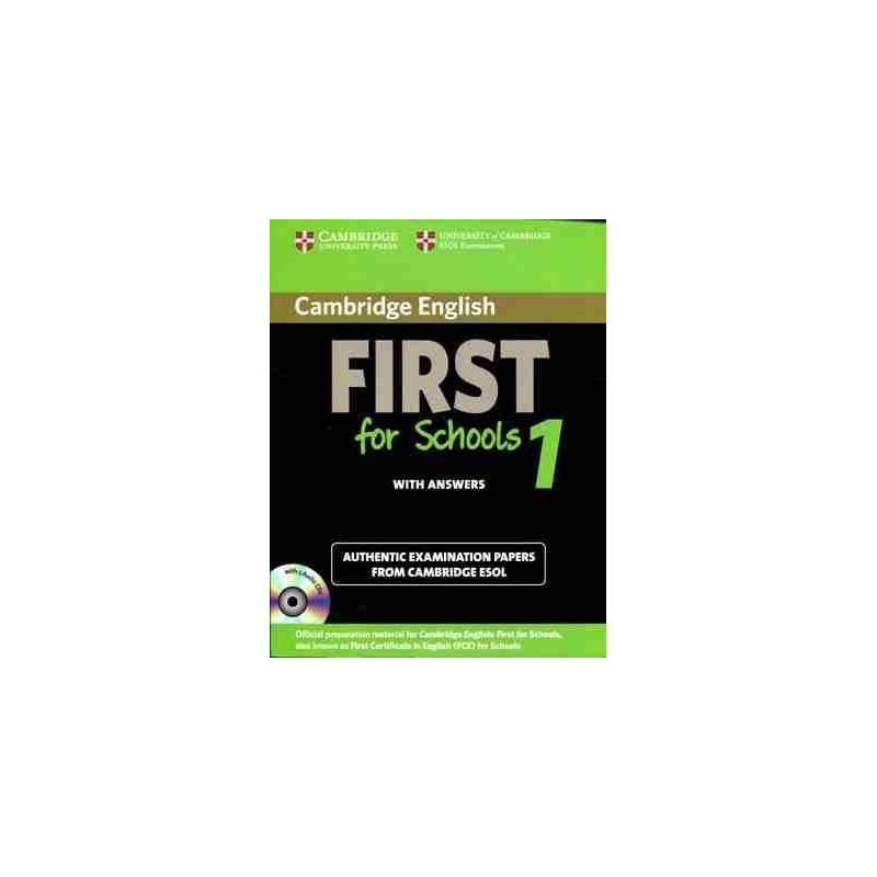 Cambridge First Certificate for School 1 c/k + cd audio (2)