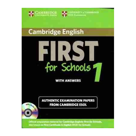 Cambridge First Certificate for School 1 c/k + cd audio (2)