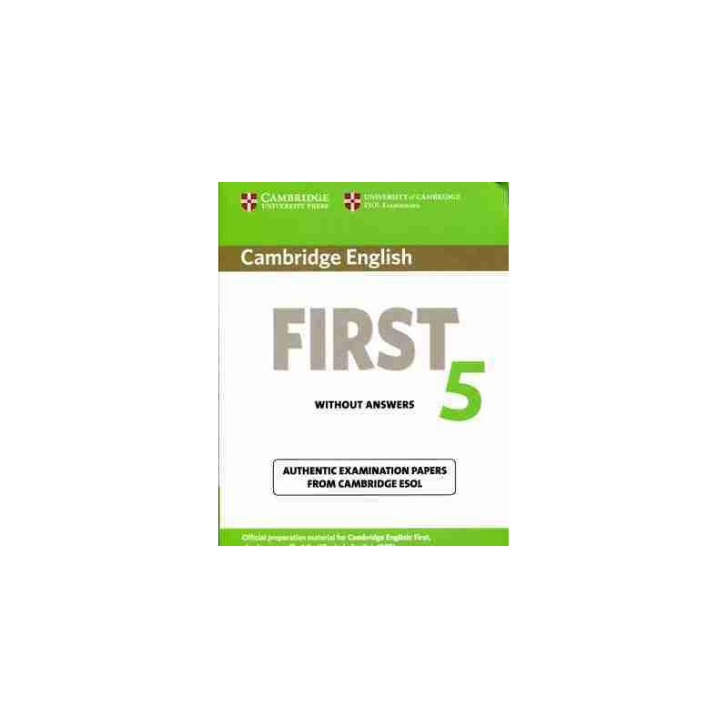 Cambridge First Certificate English 5 alumno s/k  n/e 08