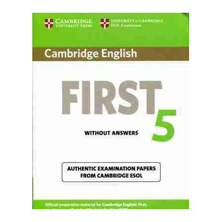 Cambridge First Certificate English 5 alumno s/k  n/e 08