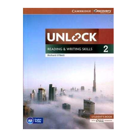 Unlock 2 Reading and Writing Skills A2 Students + Online Workbook