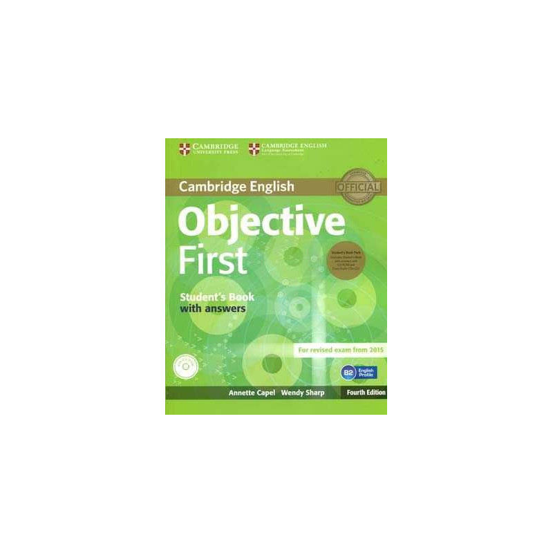 Objective First Student's c/k + Class Audio CDs(2) + CdRom 4th Edition