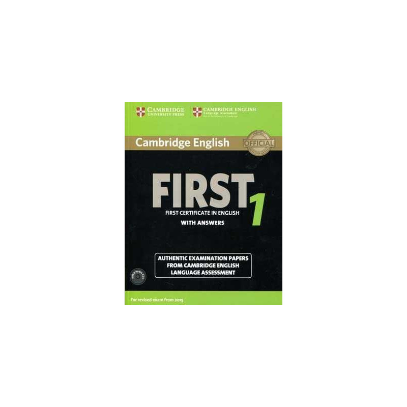 Cambridge English First Test 1 + cd Audio c/k 2015