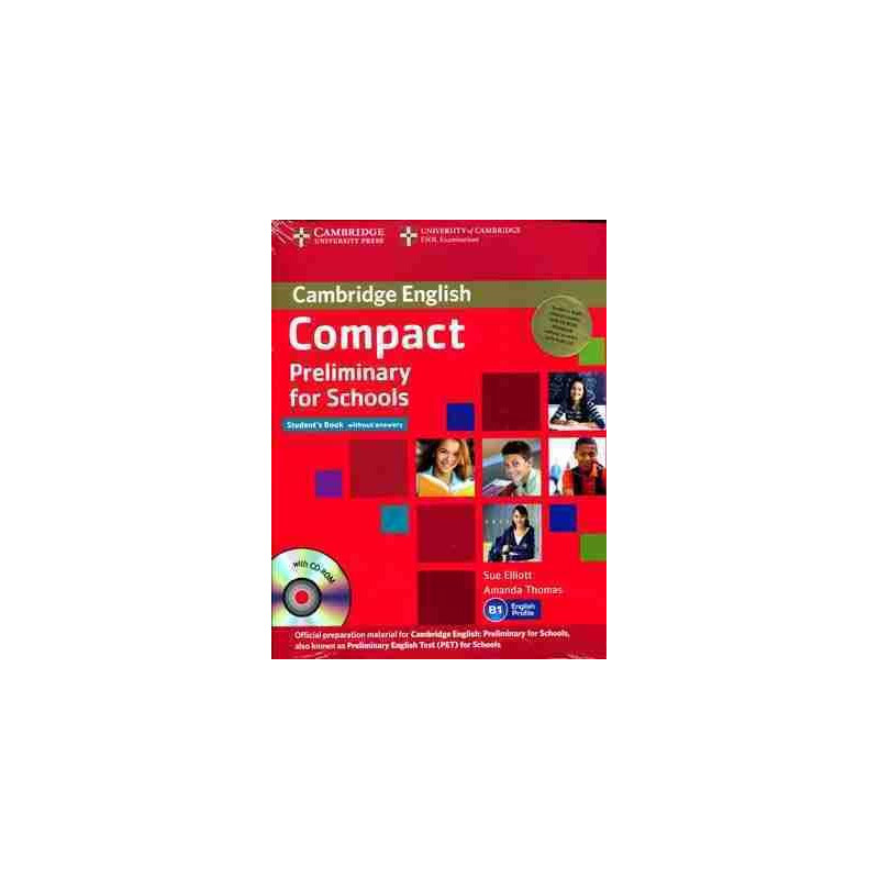 Compact Preliminary B1 for Schools Student s s/k + Workbook s/k + cd audio WB  + cd Rom