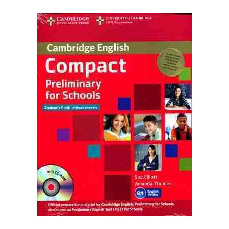 Compact Preliminary B1 for Schools Student s s/k + Workbook s/k + cd audio WB  + cd Rom