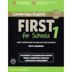 Cambridge English First for School Test 1 Student + cd c/k 2015