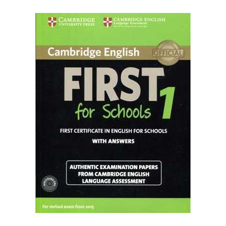 Cambridge English First for School Test 1 Student + cd c/k 2015