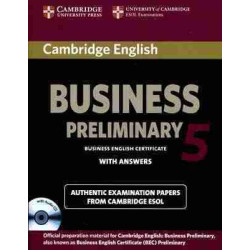 Cambridge BEC Preliminary 5 alumno c/k + cd audio B1