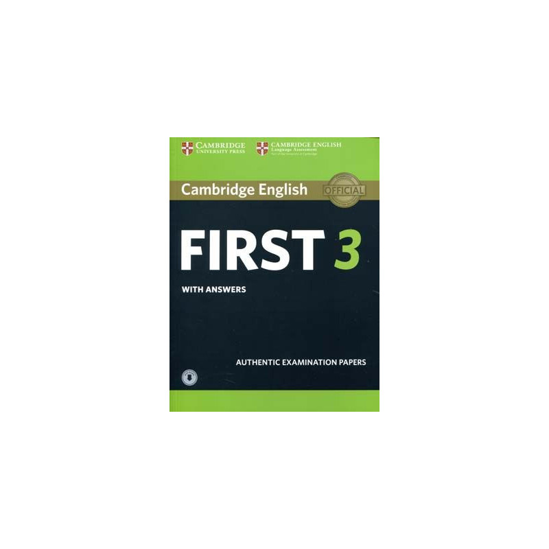 Cambridge English First 3 Test + answers + audio web