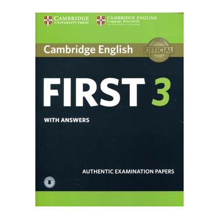 Cambridge English First 3 Test + answers + audio web