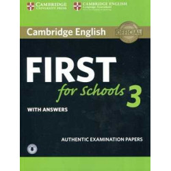 Cambridge English First for Schools 3 + answers + audio web